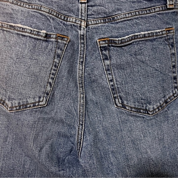 3/$30 ABERCROMBIE & FITCH THE ANKLE STRAIGHT ULTRA HIGH RISE  DISTRESSED 27 / 4R - Picture 12 of 16